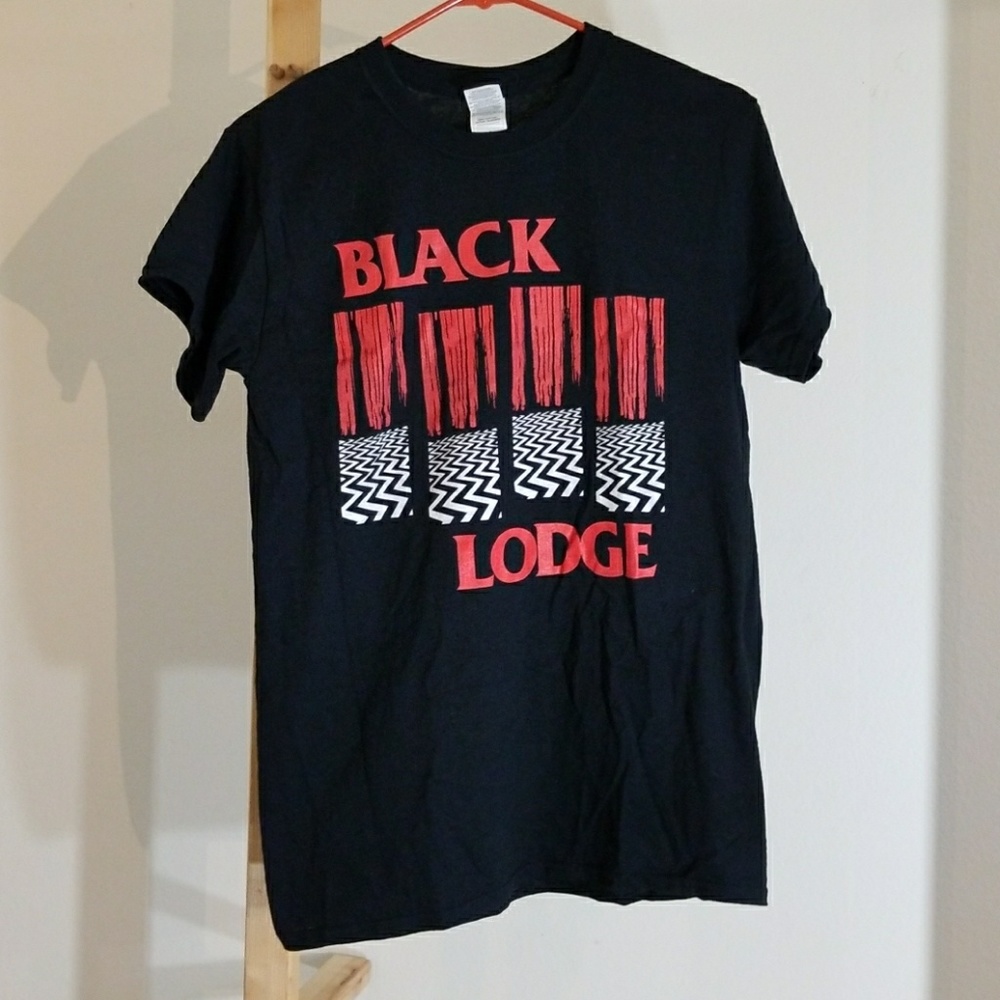 Black Lodge Twin Peaks Black Flag shirt