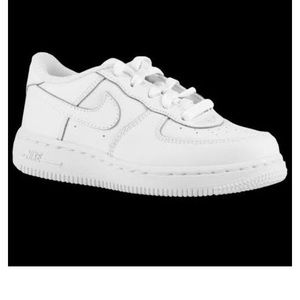 White Air Force one toddler size 10