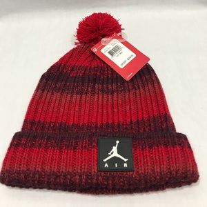 Jordan Pom Beanie red Youth/ girl NWT OBO