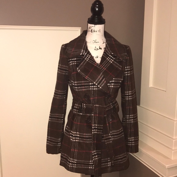 Jackets & Blazers - Brown pea coat in great condition size S