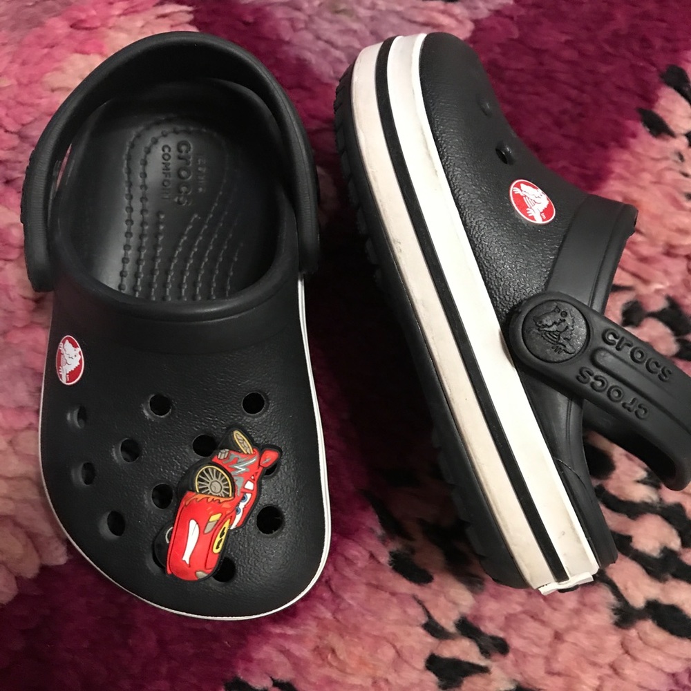 Black Crocs Size c5