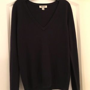 super soft navy sweater