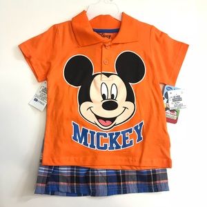 💎New Item💎 2T - Mickey Polo Set
