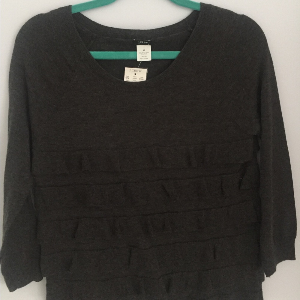 Jcrew Ruffle Sweater