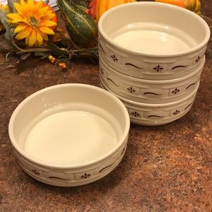 Longaberger cereal bowls