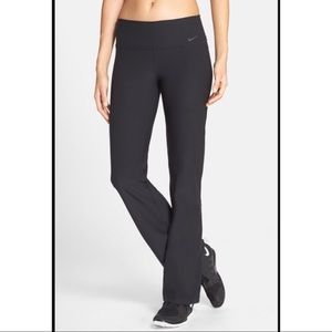 New NIKE DRI-FIT Black Regular Fit Yoga Pants