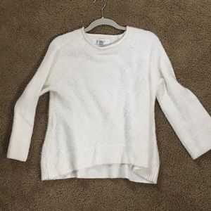 Workshop Republic Clothing Fuzzy White Sweater