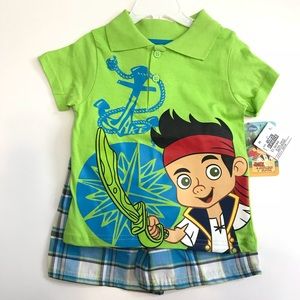 💎New Item💎 2T - Jake The Pirate Polo Set