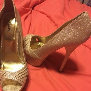 Glam high heels