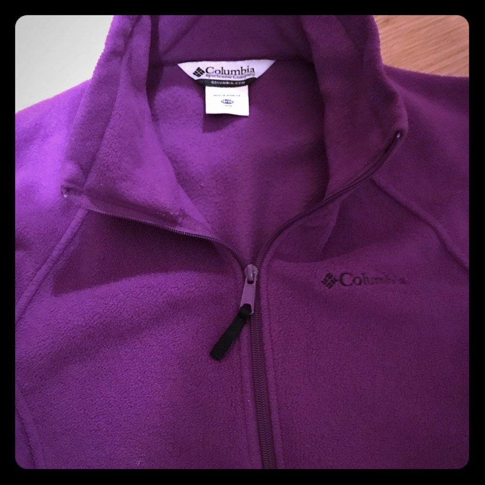 Columbia Fleece Jacket Purple