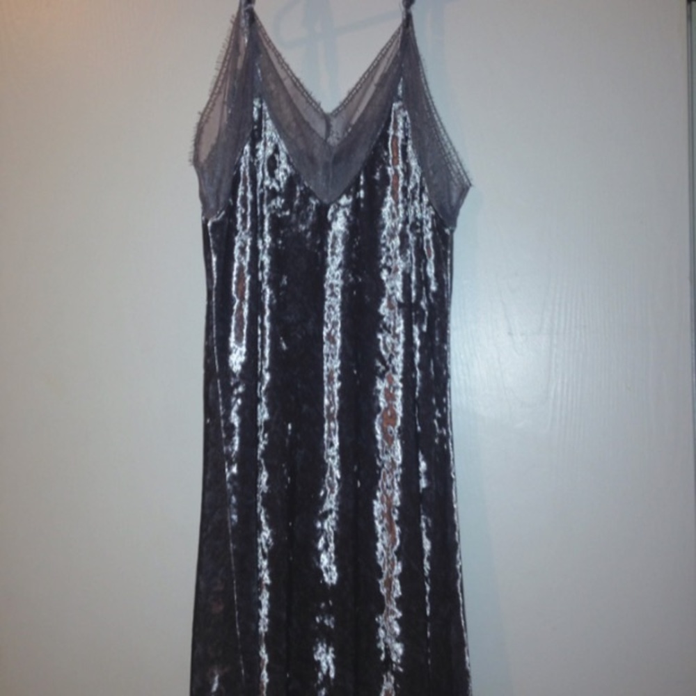 Crushed Velvet Dress