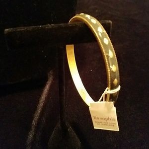 Lia Sophia Navy and Gold Bracelet