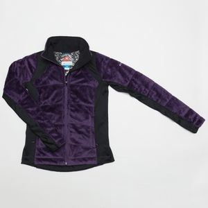 Columbia omni-heat women's purple fleece jacket