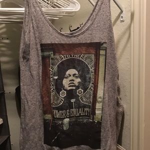 Obey scoop neck tank top