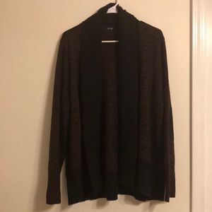 Maroon & black cardigan