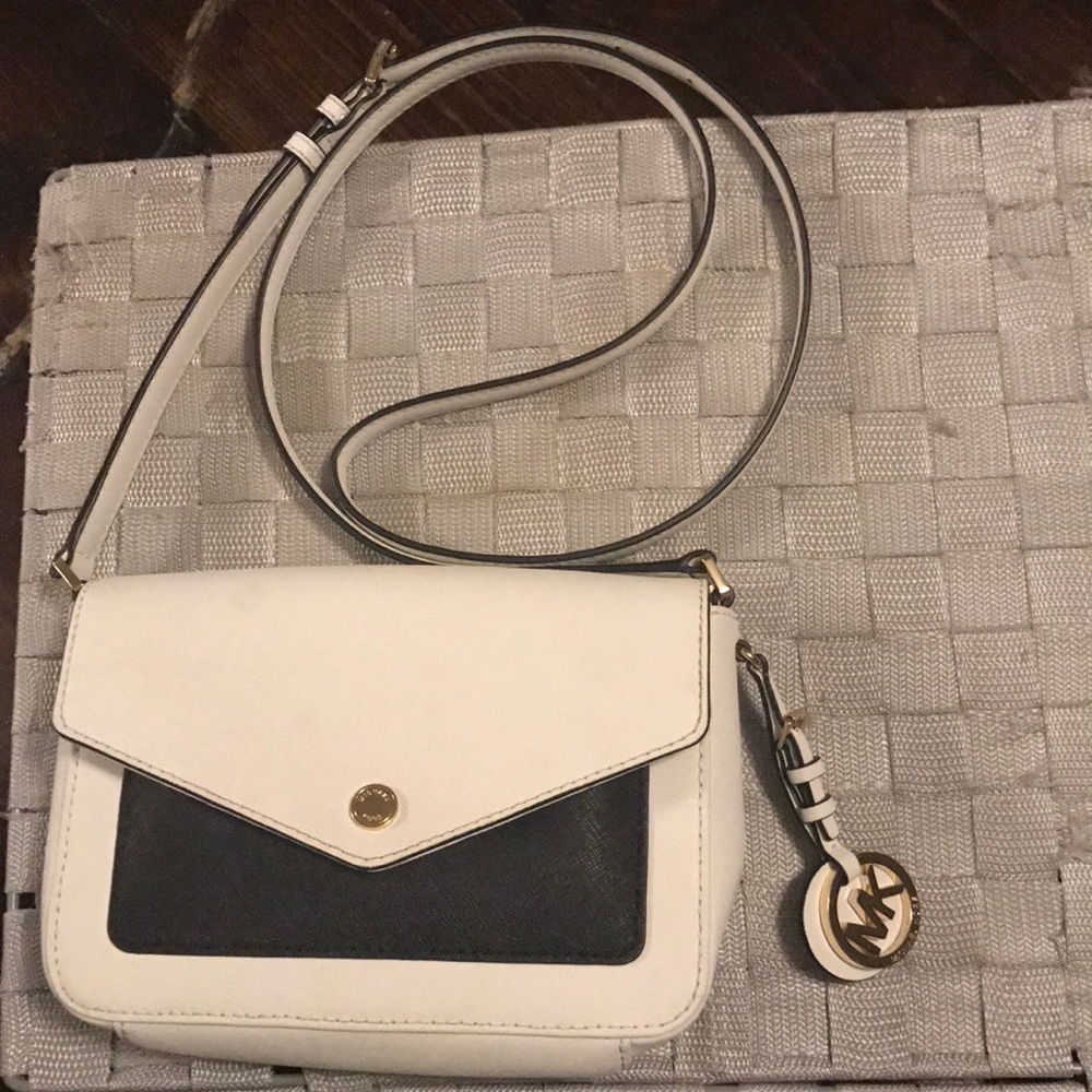 Michael Kors black and white purse