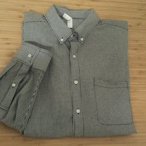 American Apparel plaid gingham button down