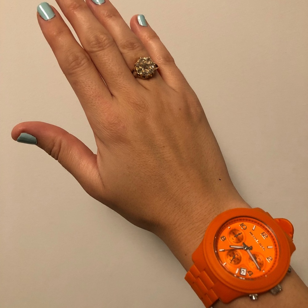 Michael Kors Orange Silicone watch