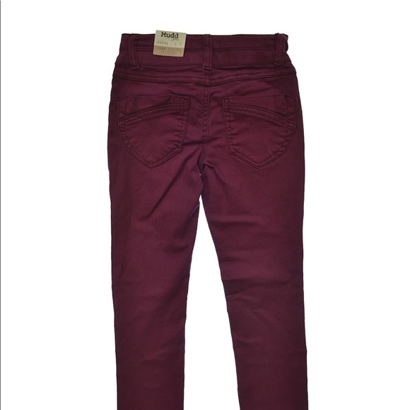 Girls Solid High Waist pants - Picture 2 of 3