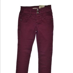 Girls Solid High Waist pants