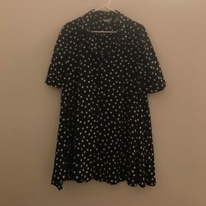 Anthropologie patterned button down shirt