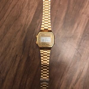 Gold Casio Watch