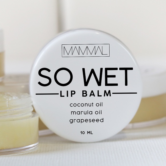 MAMMAL Makeup Natural Coconut Marula Grapeseed Oil Lip Balm Poshmark