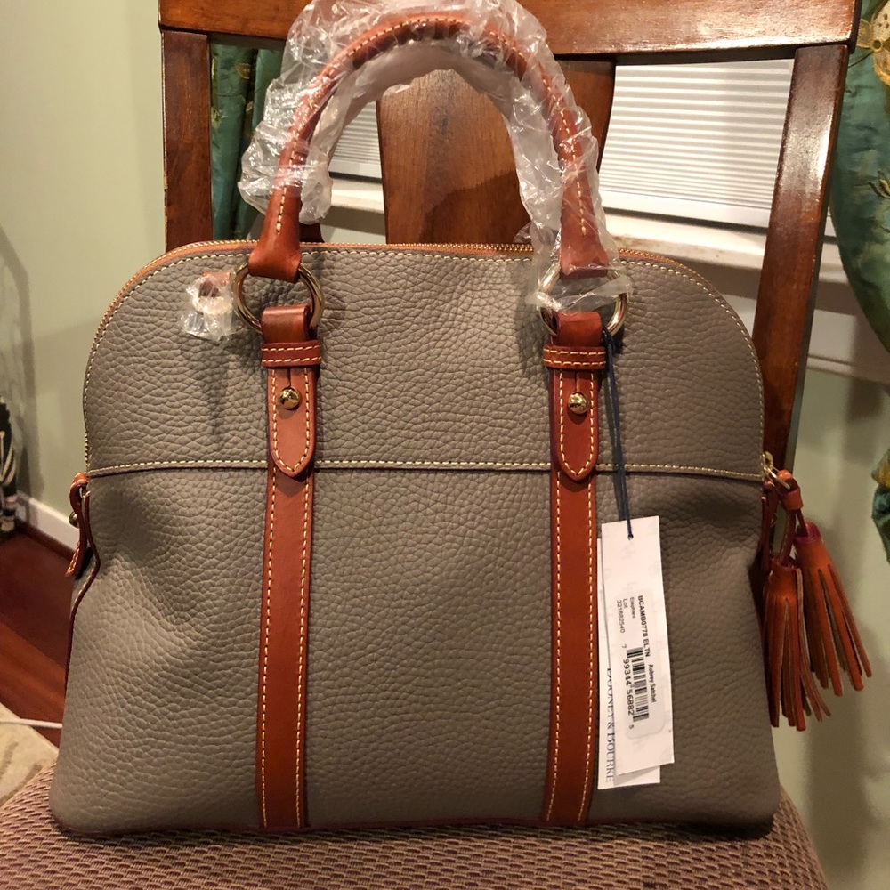 *SOLDDooney & Bourke Pebble Leather Aubrey Satchel - Picture 3 of 8