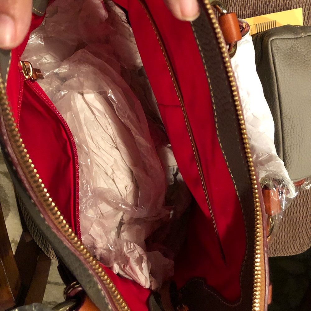 *SOLDDooney & Bourke Pebble Leather Aubrey Satchel - Picture 4 of 8