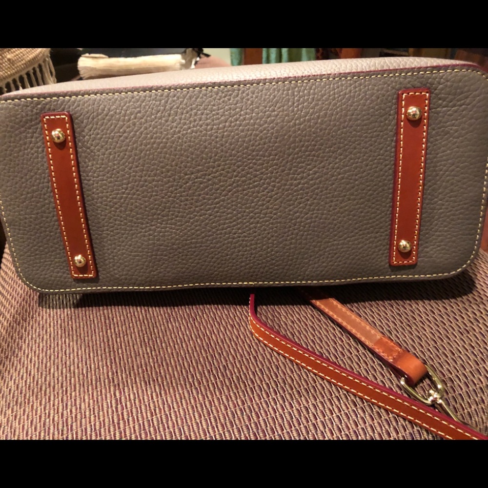 *SOLDDooney & Bourke Pebble Leather Aubrey Satchel - Picture 5 of 8