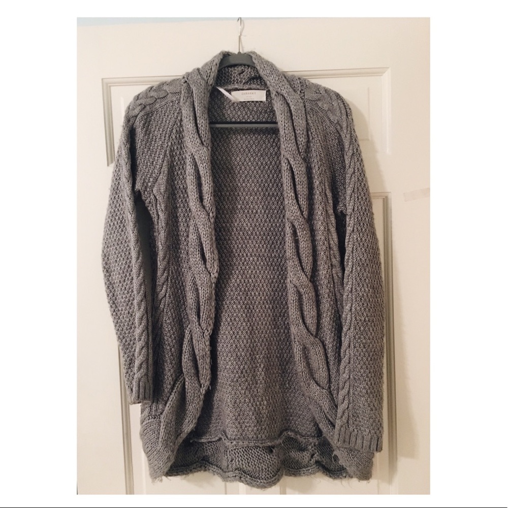 Zara Open Knit Cardigan