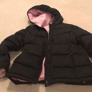 Girls Black Winter Coat