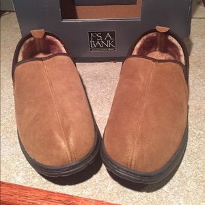 Joseph A. Bank “MATTHEW” Cocoa Slip-On Slippers