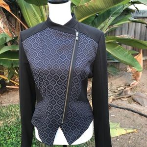 Tahari asymmetrical blazer