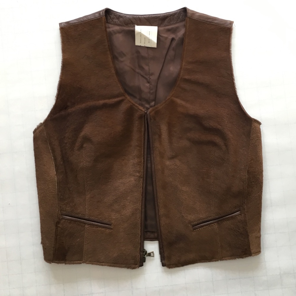 Versace Cowhide Leather Vest