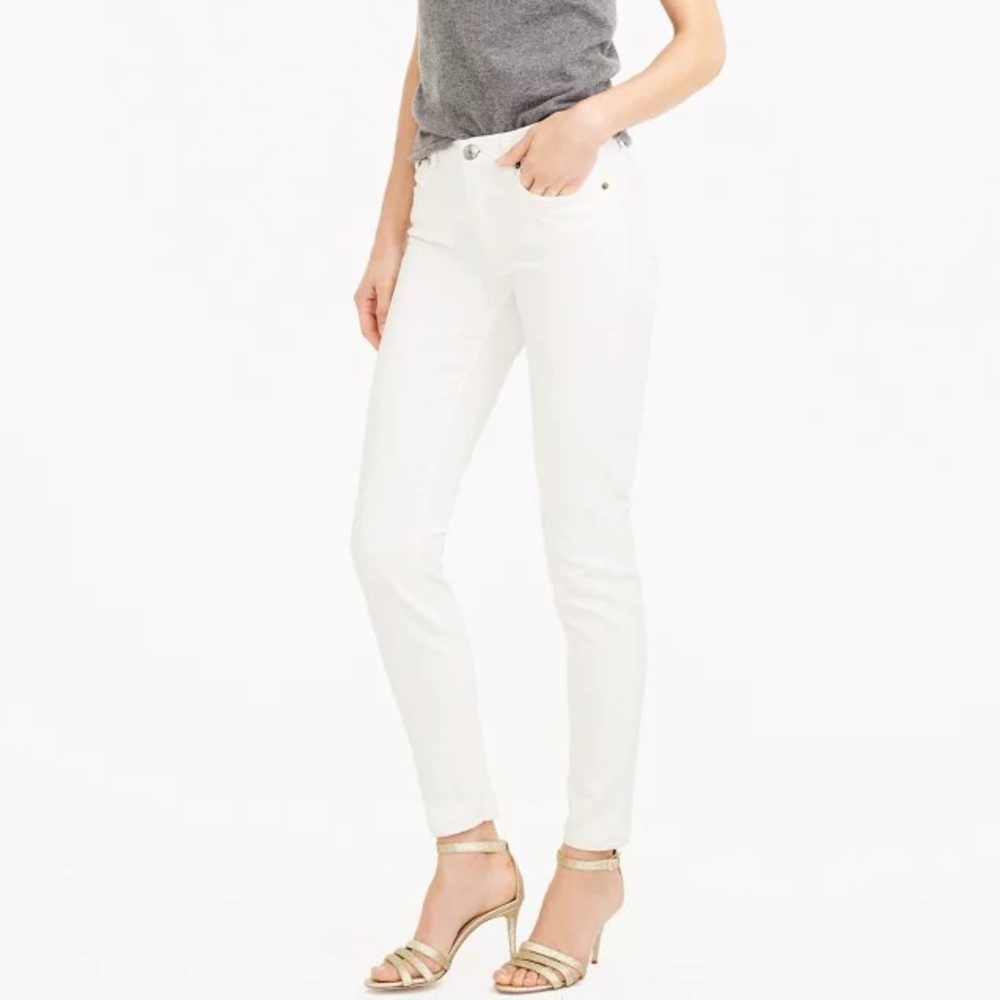 J. Crew White Toothpick Jean