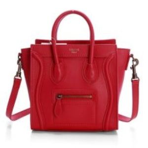 Celine Nano in red