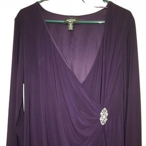 R&M Richards plus size evening gown