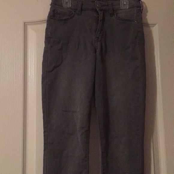 Gray high waisted jeggings size 00 regular - Picture 1 of 2