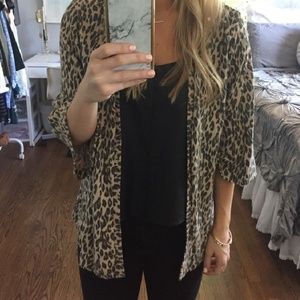 Leopard cardigan