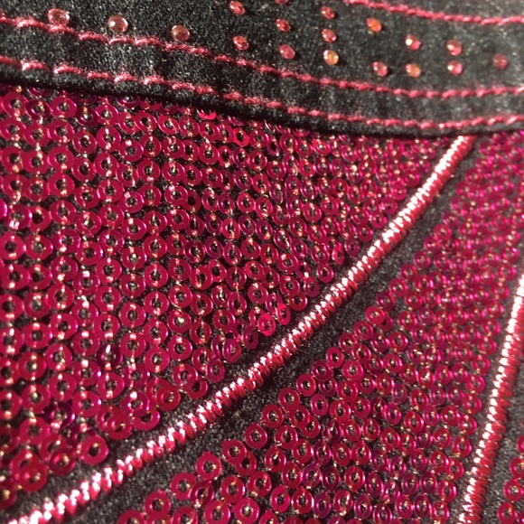 Very rare very unique size 3 pink and black jeans - Picture 4 of 8