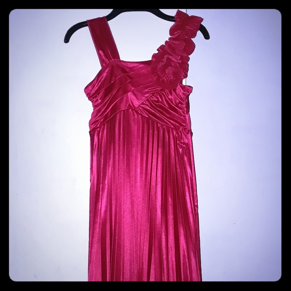 Girls Red Formal Dress