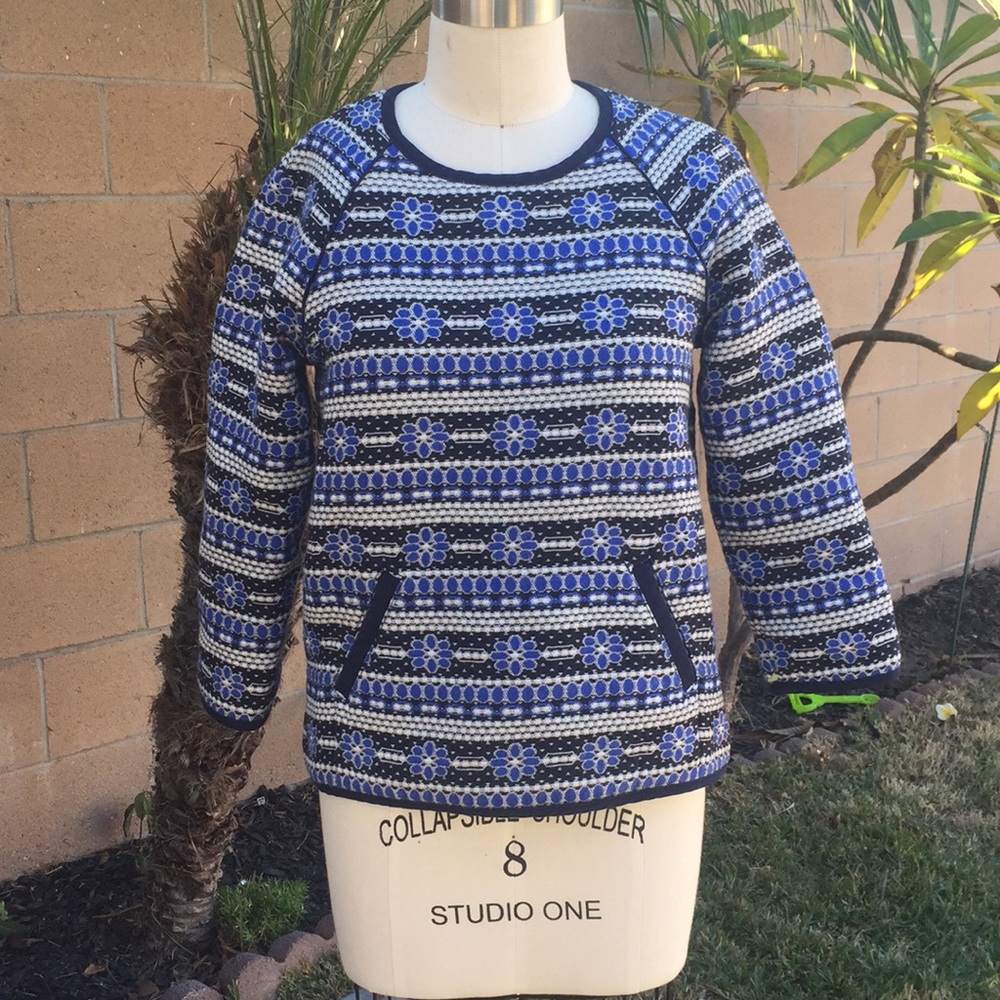 J crew collection lined raglan Top