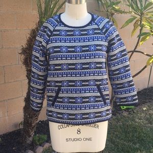 J crew collection lined raglan Top