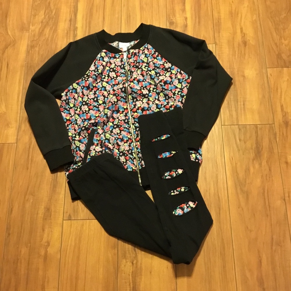 2 Piece Girls Tights with Jacket