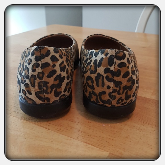 Woman's Leopard Print Flats Sz 10M - Picture 3 of 6