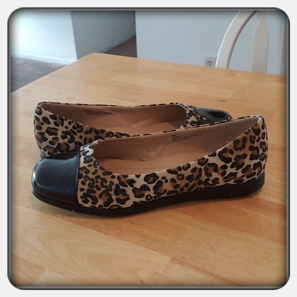 Woman's Leopard Print Flats Sz 10M - Picture 6 of 6