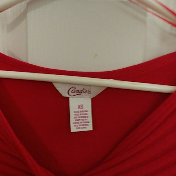 Red stretchy blouse - Picture 2 of 2