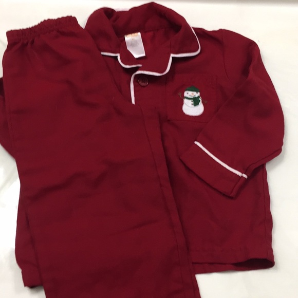 Gymboree Other - Gymboree snowman pajama set
