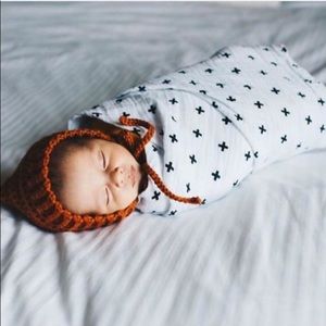 Swiss cross Muslim Swaddle blanket